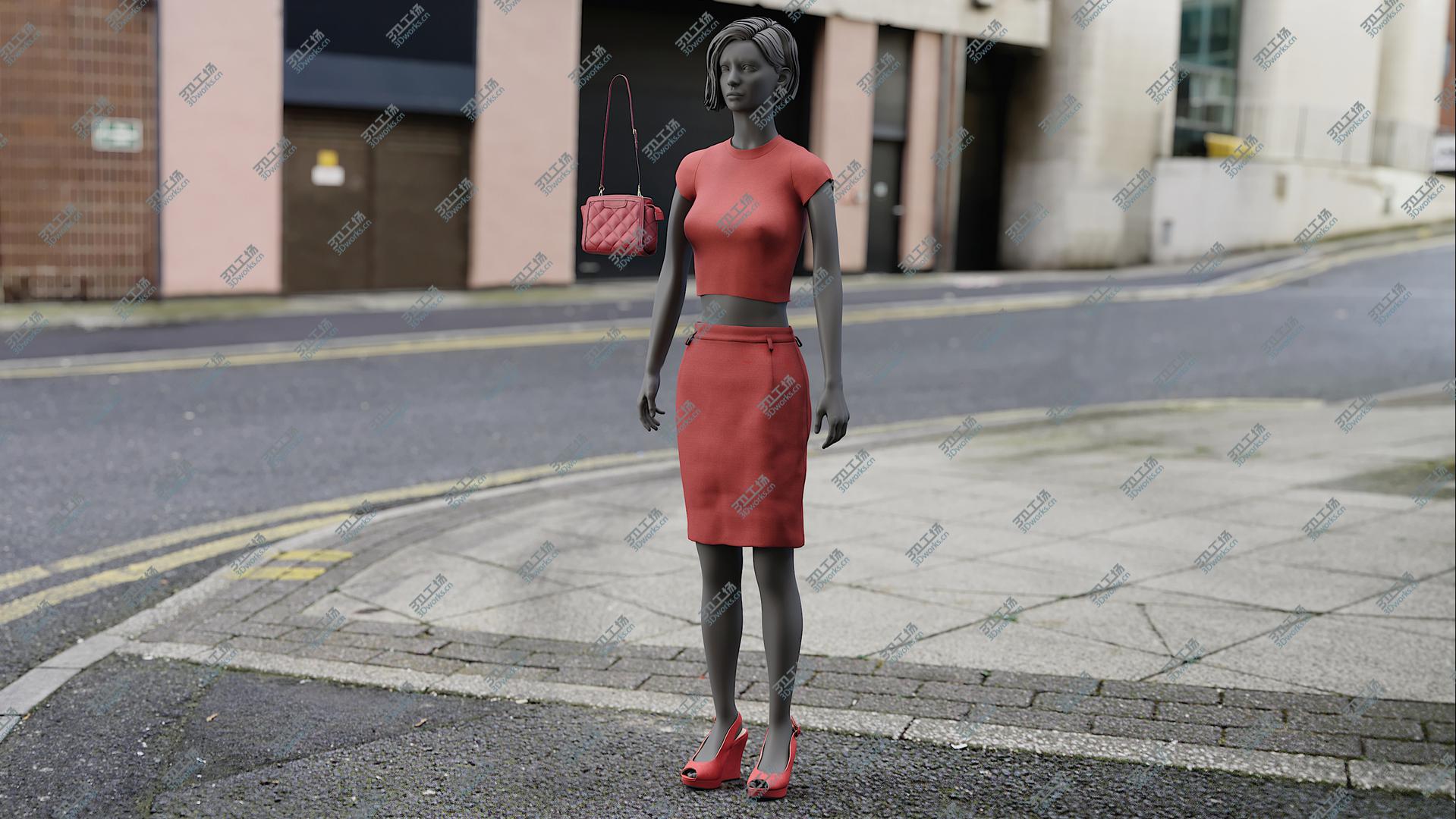 images/goods_img/20210319/3D Women's Skirt, Tshirt, Shoes and Bag/2.jpg
